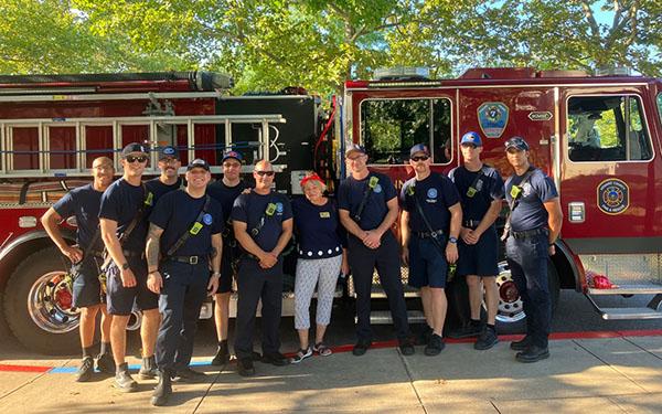 Deb Jung at National Night Out 