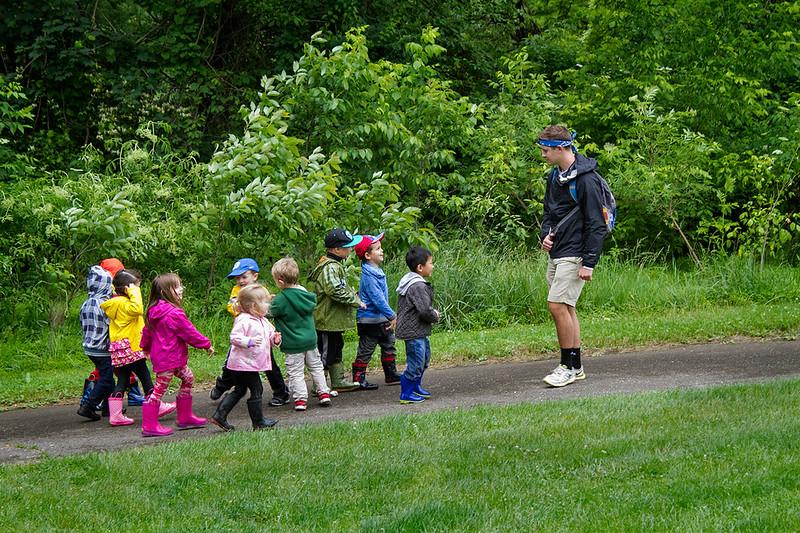 Children activities at Cedar Lane Park 