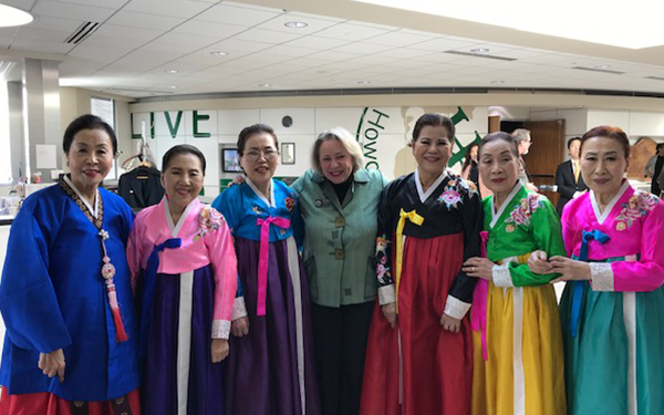 Councilwoman Deb Jung photographed at the Korean Fest