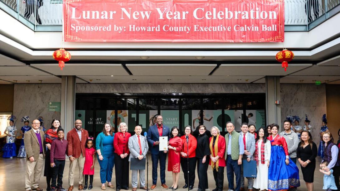 Lunar New Year Local Officials Group photo with Members